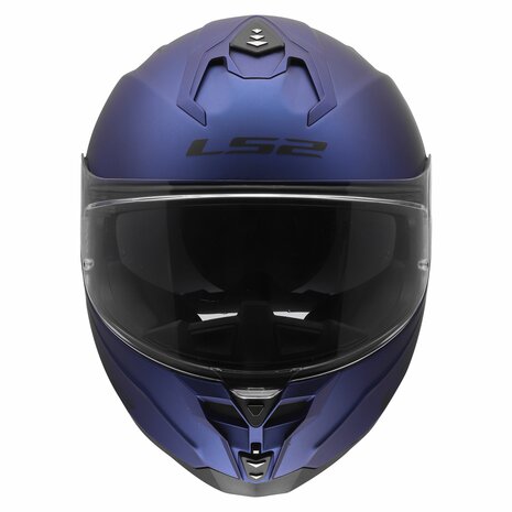 LS2 FF817 Challenger II helmet solid matt navy blue