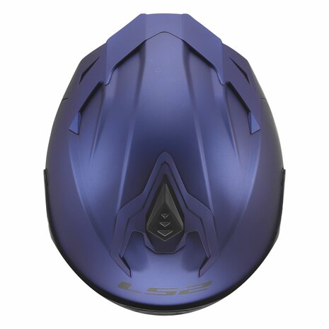 LS2 FF817 Challenger II helmet solid matt navy blue