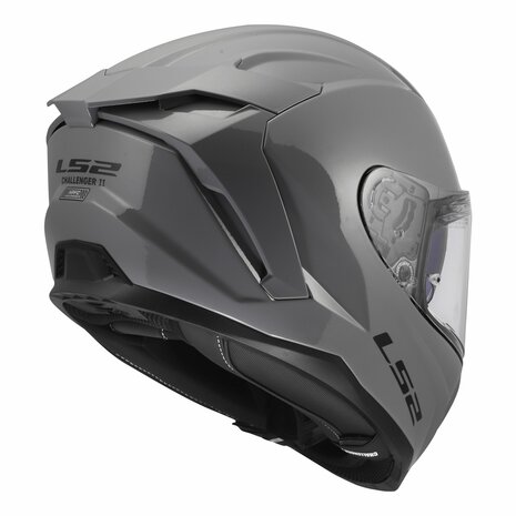 LS2 FF817 Challenger II helmet solid gloss nardo grey
