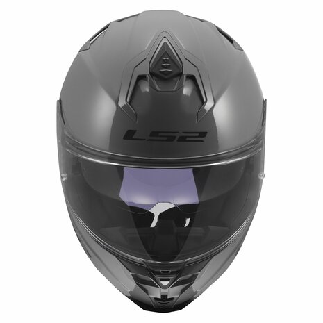 LS2 FF817 Challenger II helmet solid gloss nardo grey