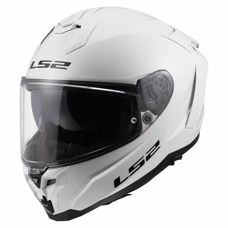 LS2 FF817 Challenger II helmet solid gloss white