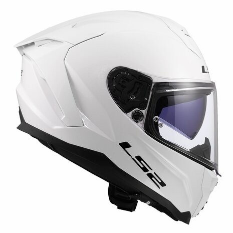 LS2 FF817 Challenger II helmet solid gloss white