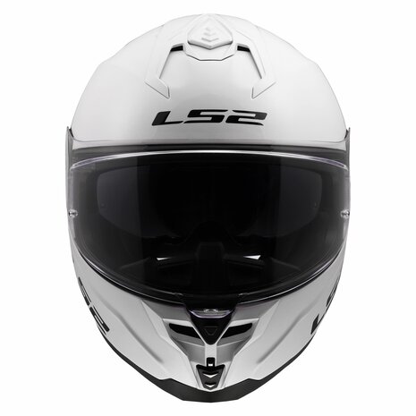 LS2 FF817 Challenger II helmet solid gloss white