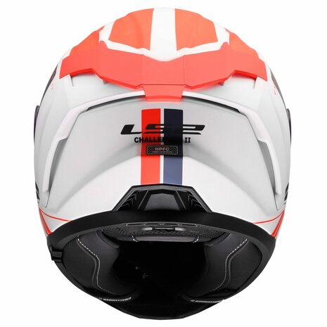 LS2 FF817 Challenger II helmet Titan matt white blue red