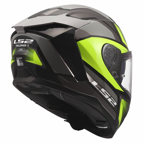 LS2 FF817 Challenger II helmet Viper gloss grey h-v yellow