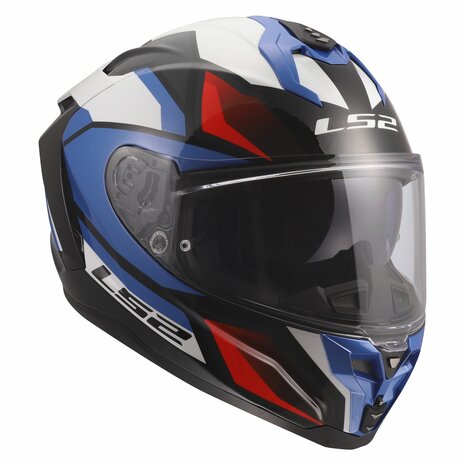 LS2 FF817 Challenger II helmet Viper gloss white blue red