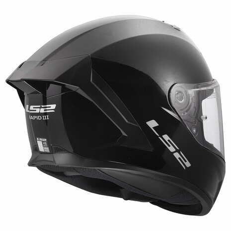 LS2 FF820 Rapid III helmet Solid gloss black