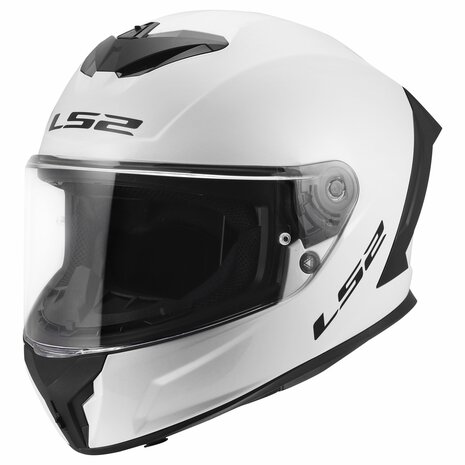 LS2 FF820 Rapid III helmet Solid gloss white