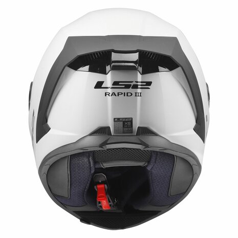LS2 FF820 Rapid III helmet Solid gloss white