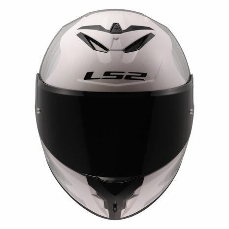 LS2 FF820 Rapid III helmet Flow gloss white grey