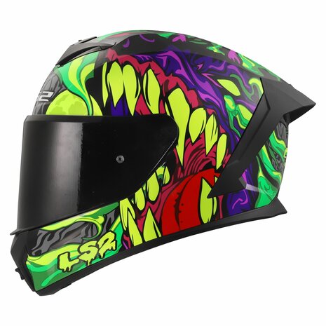 LS2 FF820 Rapid III helmet Lycant gloss purple green