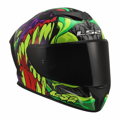 LS2 FF820 Rapid III helmet Lycant gloss purple green