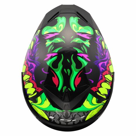 LS2 FF820 Rapid III helmet Lycant gloss purple green