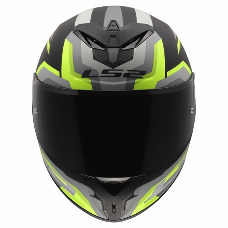 LS2 FF820 Rapid III helmet Hyper matt black h-v yellow