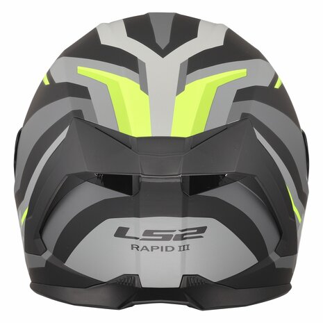 LS2 FF820 Rapid III helmet Hyper matt black h-v yellow