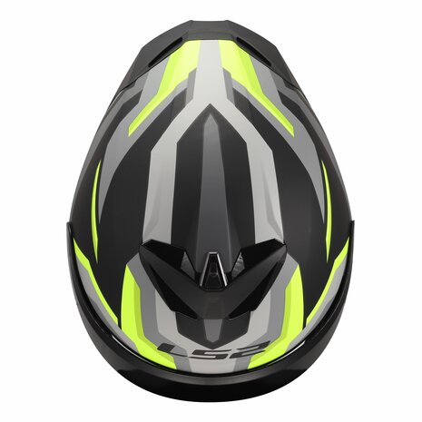 LS2 FF820 Rapid III helmet Hyper matt black h-v yellow
