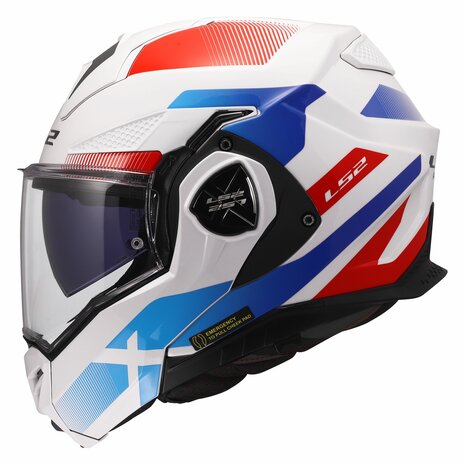 LS2 FF901 Advant X helmet Nova gloss white blue red