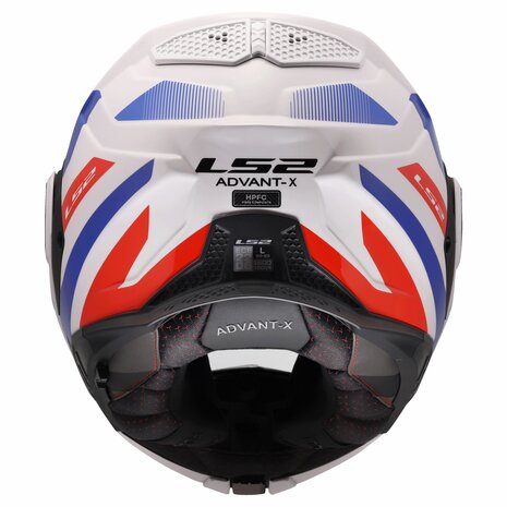 LS2 FF901 Advant X helmet Nova gloss white blue red