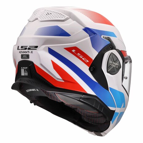 LS2 FF901 Advant X helmet Nova gloss white blue red