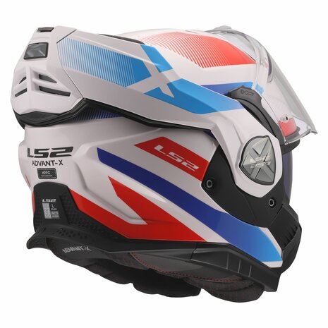 LS2 FF901 Advant X helmet Nova gloss white blue red