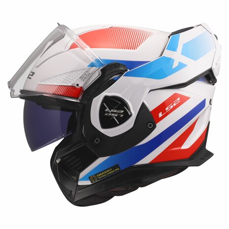 LS2 FF901 Advant X helmet Nova gloss white blue red