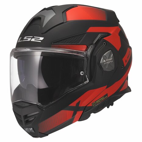 LS2 FF901 Advant X helmet Nova matt black red