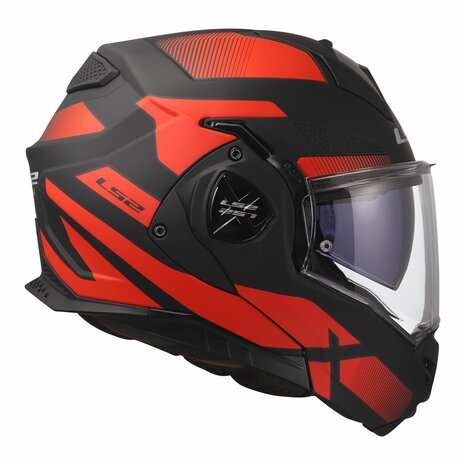 LS2 FF901 Advant X helmet Nova matt black red