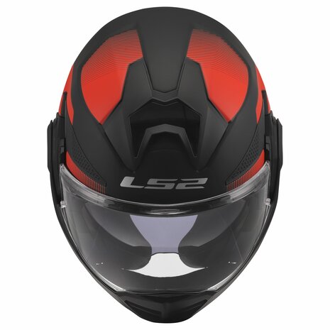 LS2 FF901 Advant X helmet Nova matt black red