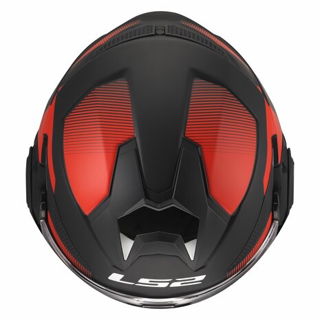 LS2 FF901 Advant X helmet Nova matt black red