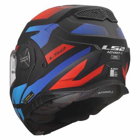 LS2 FF901 Advant X helmet Nova matt black red blue