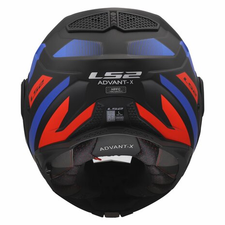 LS2 FF901 Advant X helmet Nova matt black red blue