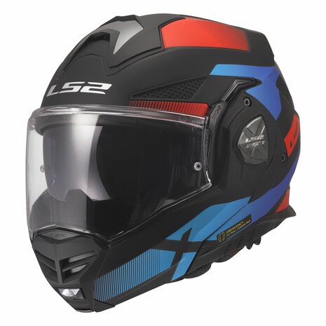 LS2 FF901 Advant X helmet Nova matt black red blue