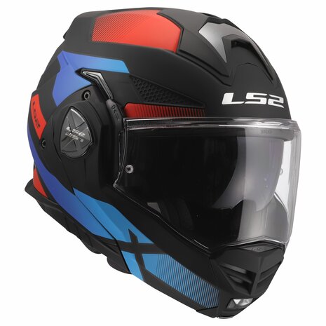 LS2 FF901 Advant X helmet Nova matt black red blue
