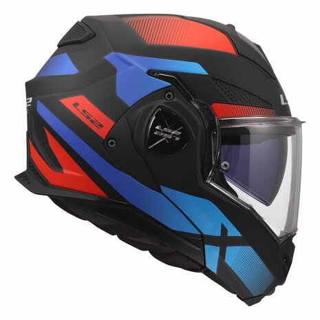 LS2 FF901 Advant X helmet Nova matt black red blue