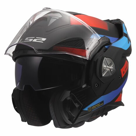 LS2 FF901 Advant X helmet Nova matt black red blue