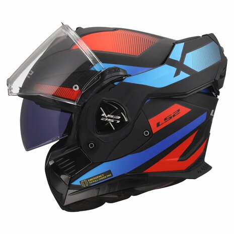 LS2 FF901 Advant X helmet Nova matt black red blue
