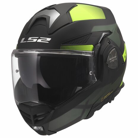 LS2 FF901 Advant X helmet Nova matt black h-v yellow