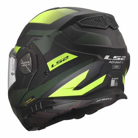 LS2 FF901 Advant X helmet Nova matt black h-v yellow
