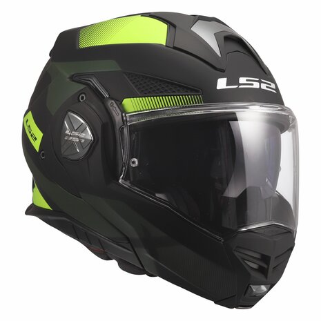 LS2 FF901 Advant X helmet Nova matt black h-v yellow