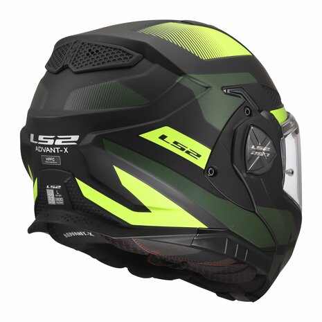 LS2 FF901 Advant X helmet Nova matt black h-v yellow
