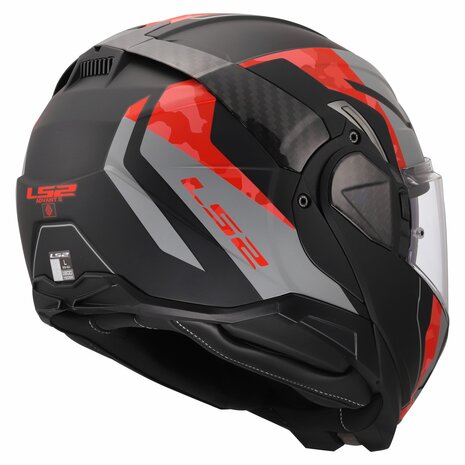 LS2 FF910 Advant II helmet Glide matt black grey red