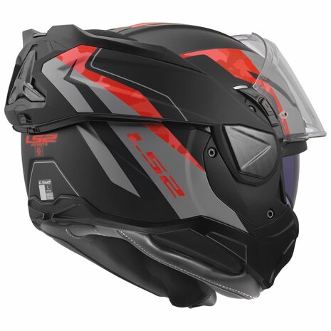 LS2 FF910 Advant II helmet Glide matt black grey red