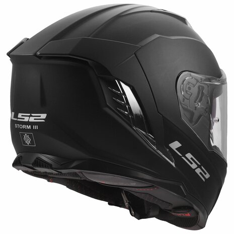 LS2 FF818 Storm III helmet solid matt black