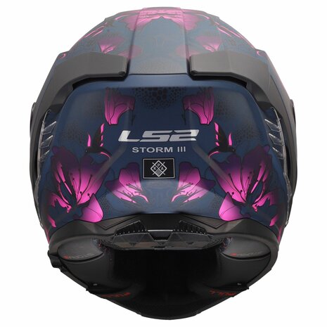 LS2 FF818 Storm III helmet Burst matt black pink