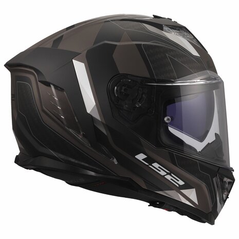 LS2 FF818 Storm III helmet Sporty matt black grey