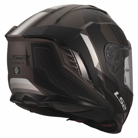 LS2 FF818 Storm III helmet Sporty matt black grey