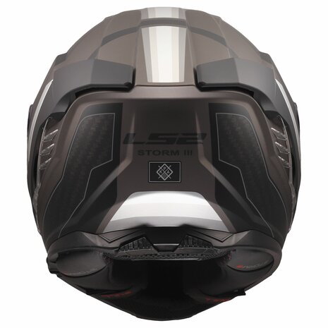 LS2 FF818 Storm III helmet Sporty matt black grey