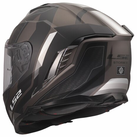 LS2 FF818 Storm III helmet Sporty matt black grey