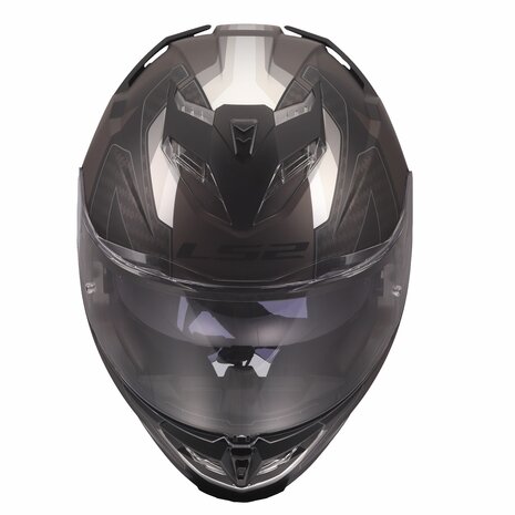 LS2 FF818 Storm III helmet Sporty matt black grey
