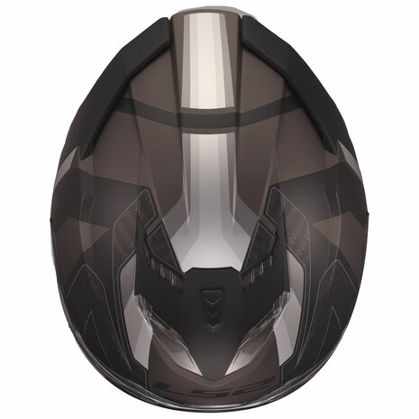 LS2 FF818 Storm III helmet Sporty matt black grey
